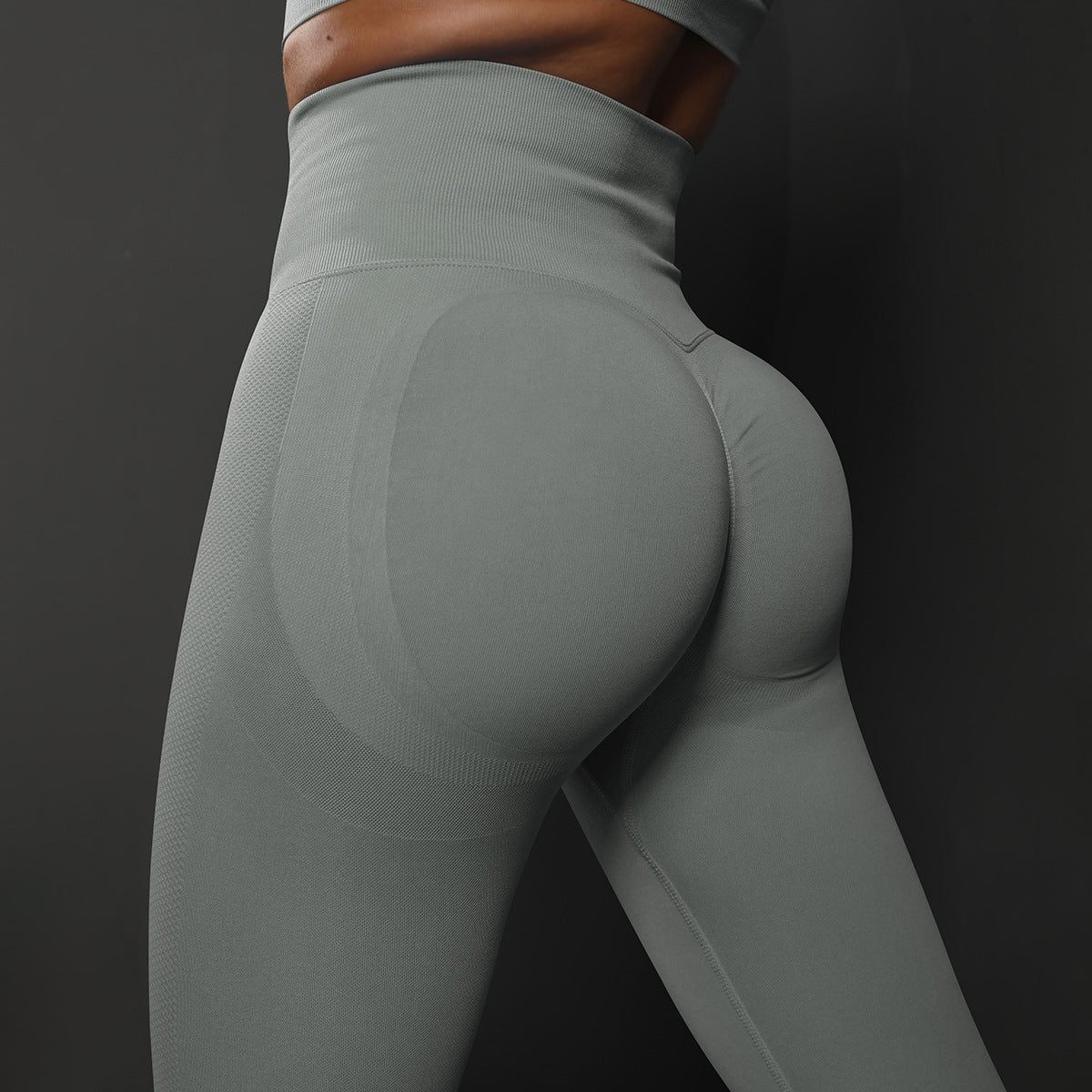 High-Waisted Elastic Training Pants for Spinning  and Running