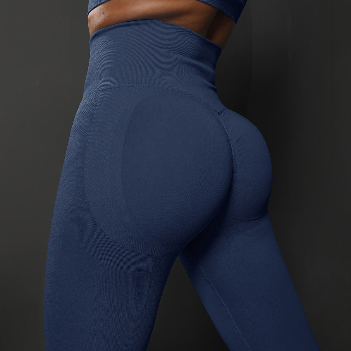 High-Waisted Elastic Training Pants for Spinning  and Running