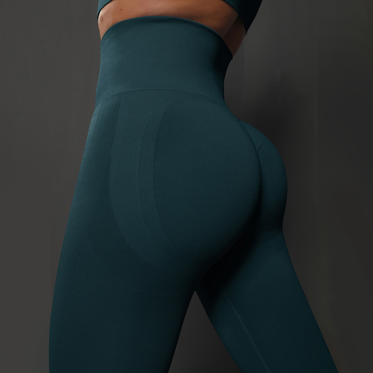 High-Waisted Elastic Training Pants for Spinning  and Running