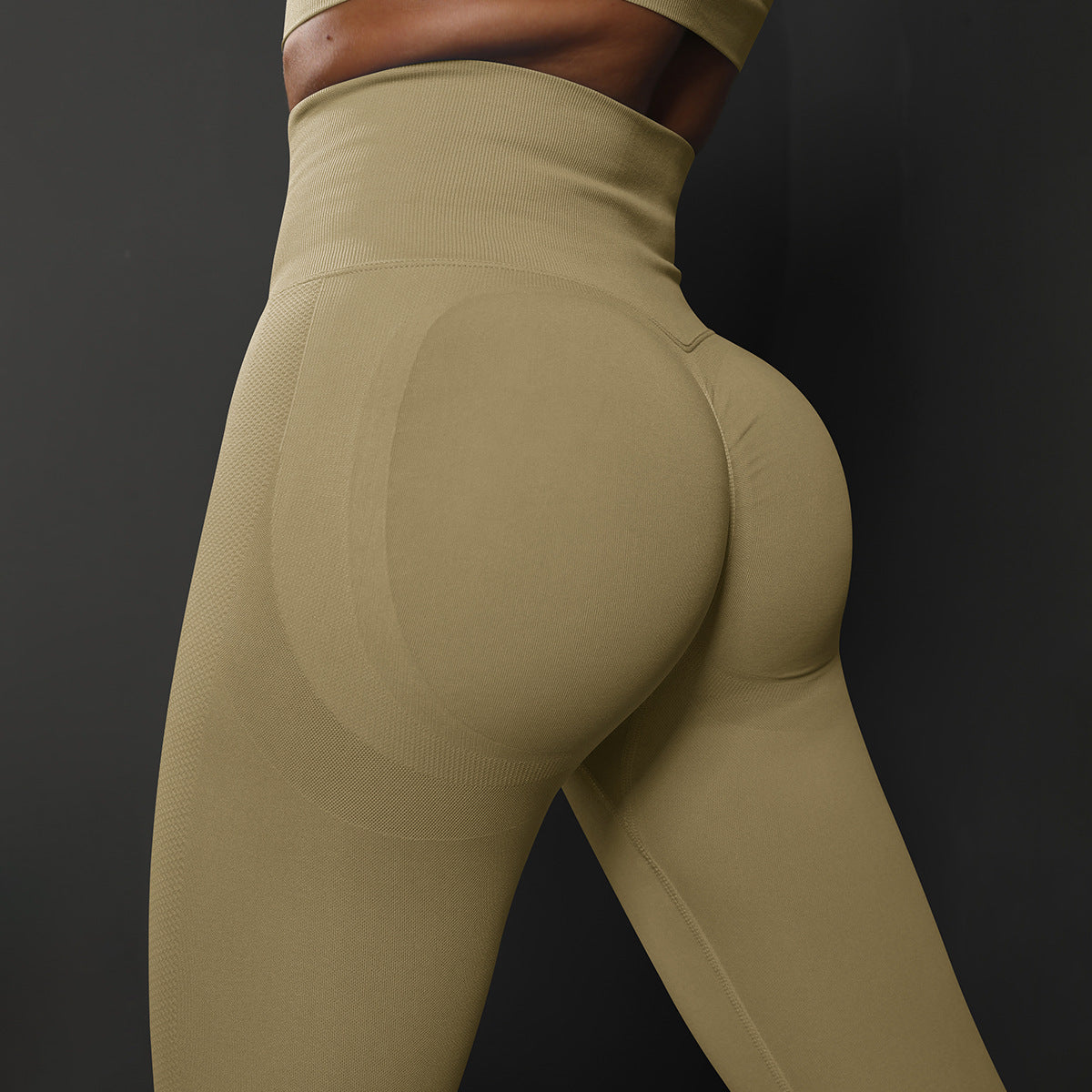 High-Waisted Elastic Training Pants for Spinning  and Running