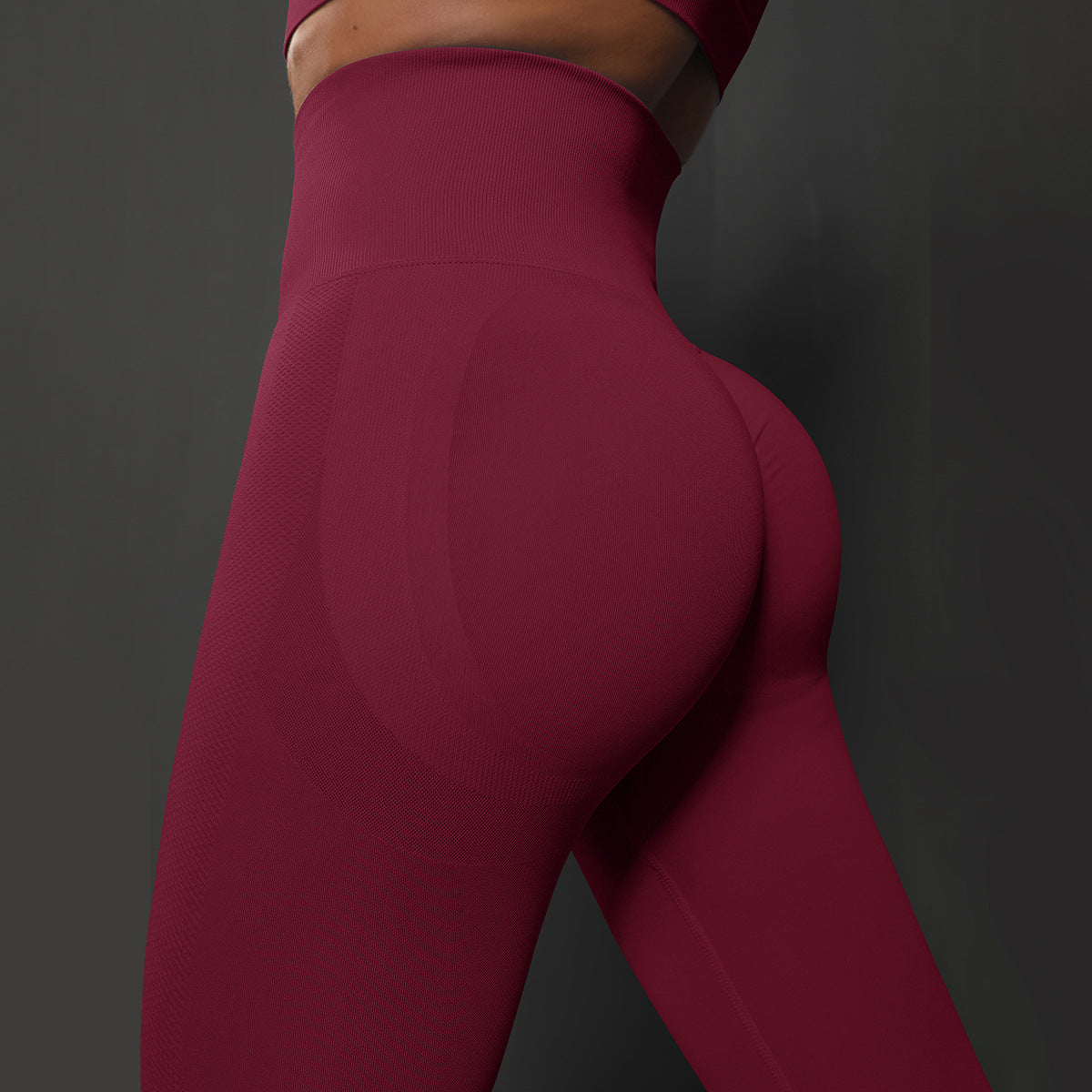 High-Waisted Elastic Training Pants for Spinning  and Running