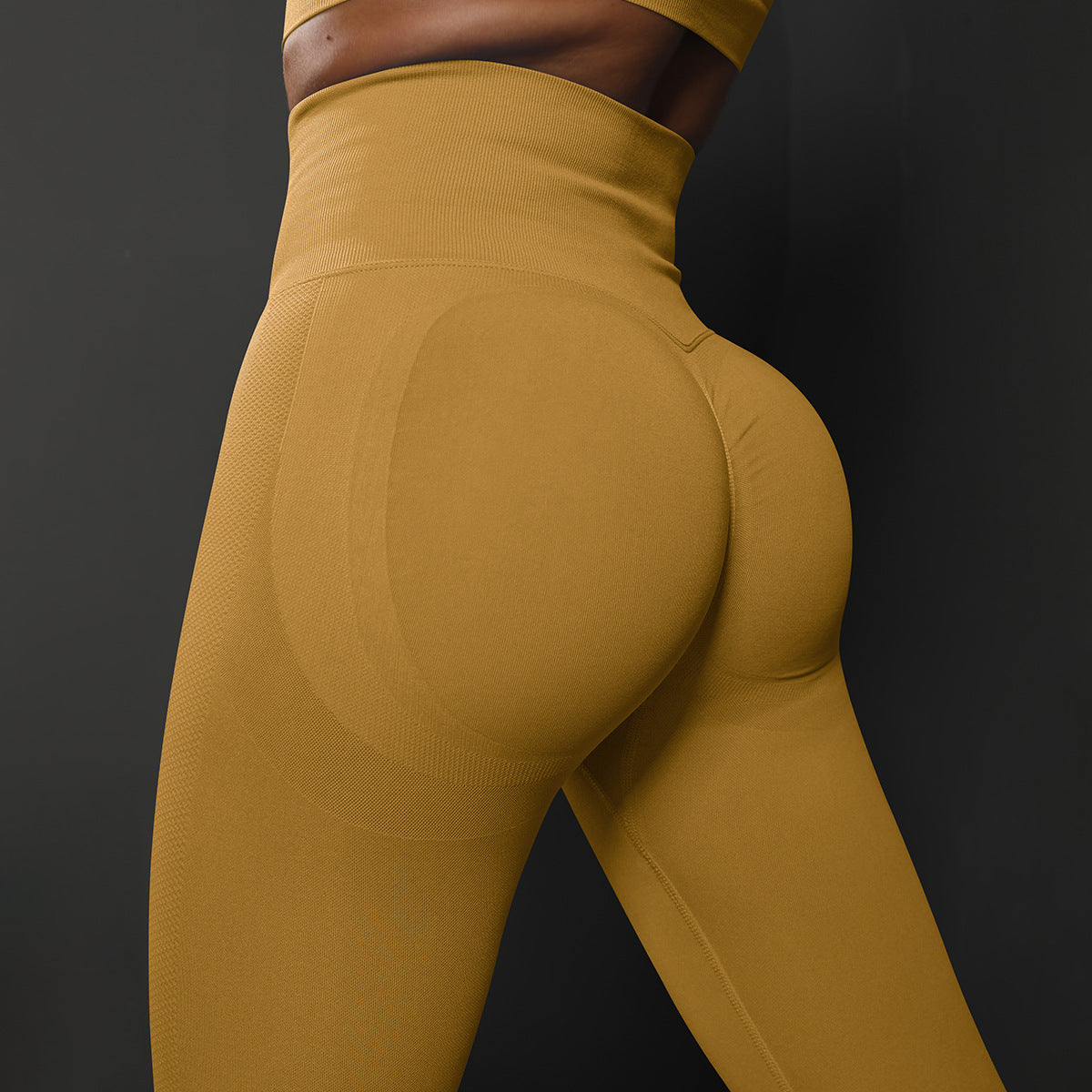 High-Waisted Elastic Training Pants for Spinning  and Running