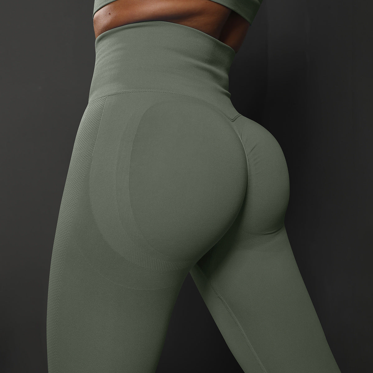 High-Waisted Elastic Training Pants for Spinning  and Running