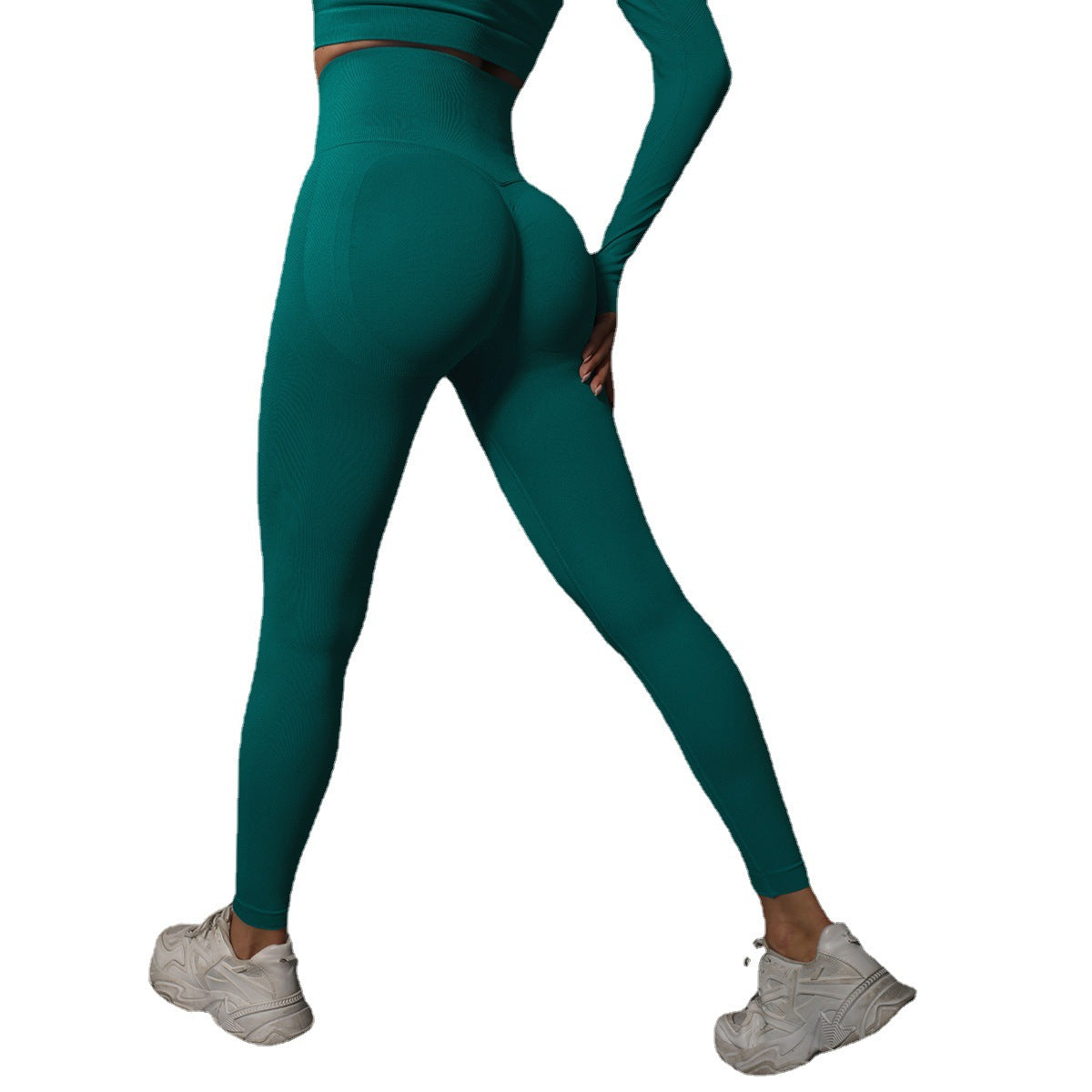 High-Waisted Elastic Training Pants for Spinning  and Running