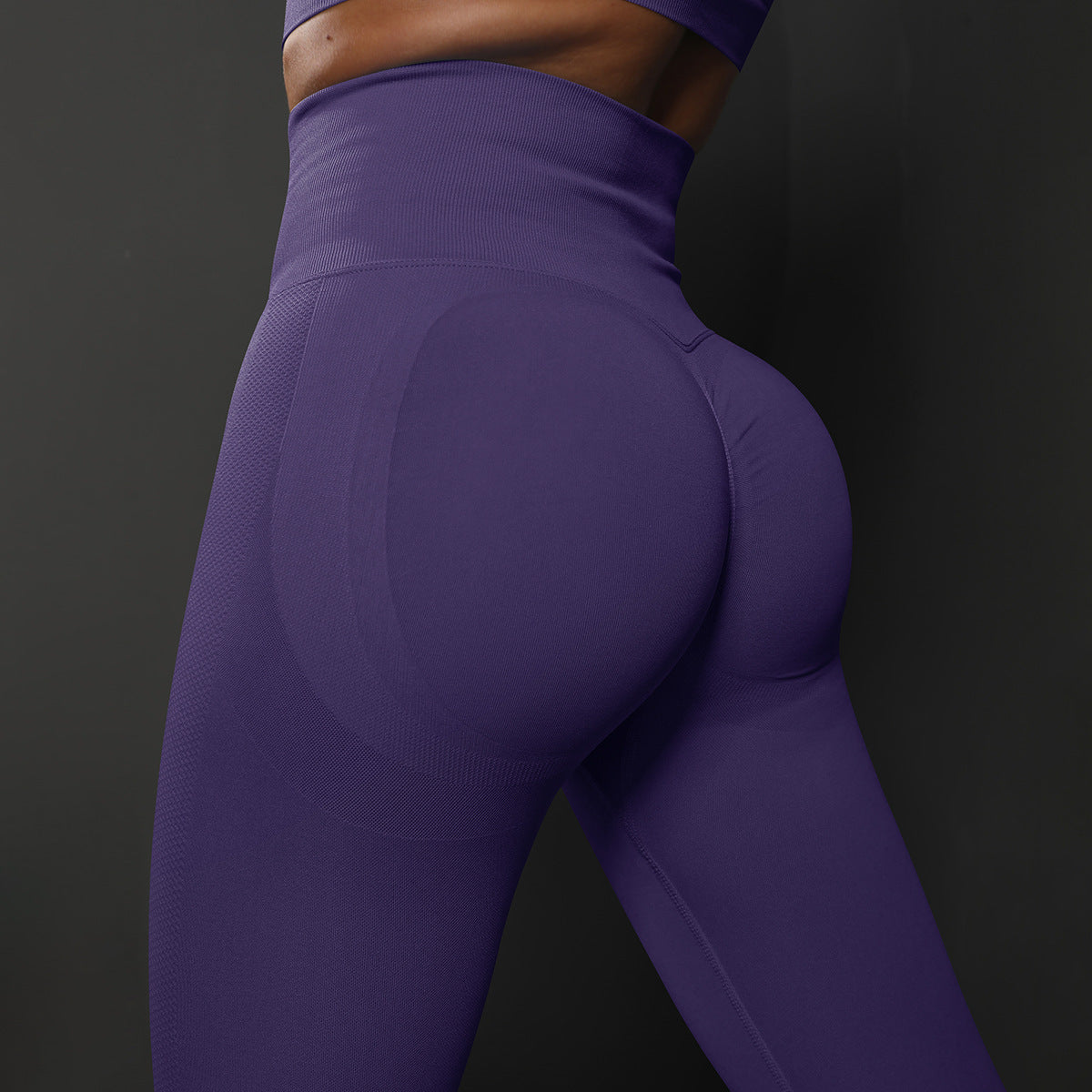 High-Waisted Elastic Training Pants for Spinning  and Running